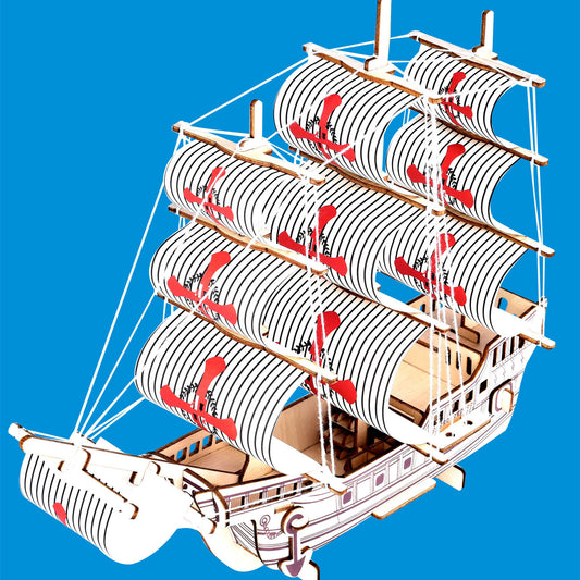 3D Assembly Model Of Santa Maria