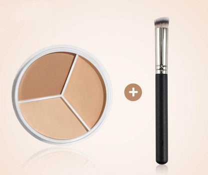 Three-color Concealer Waterproof Without Makeup - Here2Save