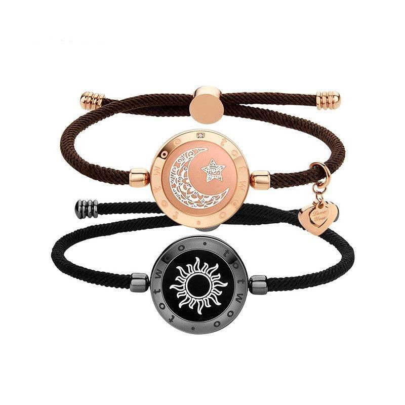 Sun-Moon Smart Sensing Couple Bracelet - Here2Save