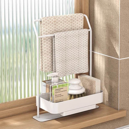 Rag Draining Kitchen Storage Rack Kitchen Gadgets - Here2Save