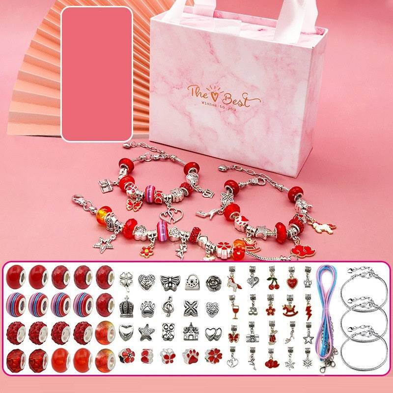 Children's Diy Handmade Beaded Bracelet Creative Jewelry Set Gift Box - Here2Save