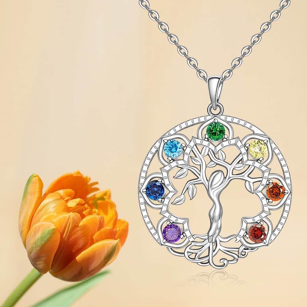 Personality Fashion Hollowed-out Tree Of Life Micro Rhinestone Clavicle Chain - Here2Save