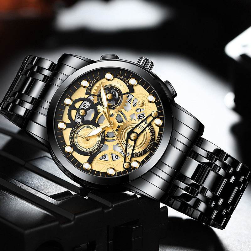 Men's Hollow Non-mechanical Business Watch - Here2Save