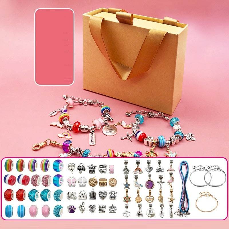 Children's Diy Handmade Beaded Bracelet Creative Jewelry Set Gift Box - Here2Save