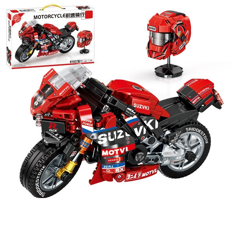 Motorcycle Model Children's Educational Toy Boy Gift