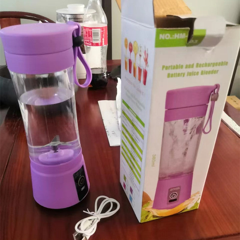 Portable Blender With USB Rechargeable Mini Kitchen Fruit Juice Mixer Home Simple Portable Electric Mini Juicer - Here2Save