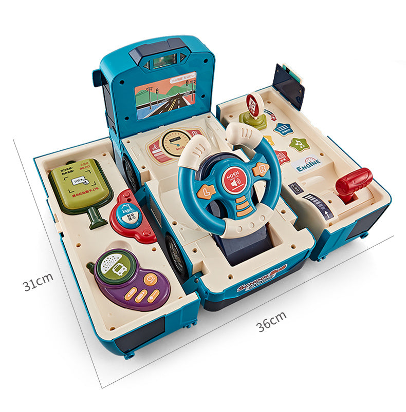 Educational Simulation Simulation Driving Toy Deformed Bus