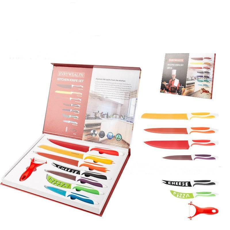 Stainless Steel Knife Gift 8-piece Kitchen Set - Here2Save