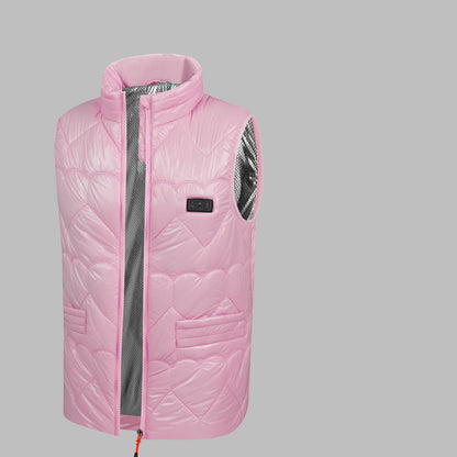 Women's Self-heating Vest Heated Jacket Three-control USB Electric Heating Lasting