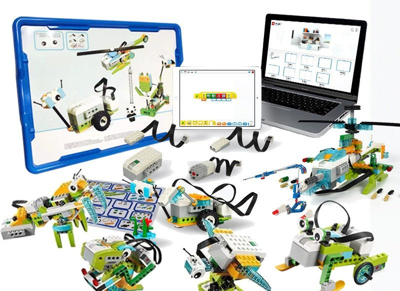 Children's Programmable Robot Set Science Educational Puzzle Building Blocks