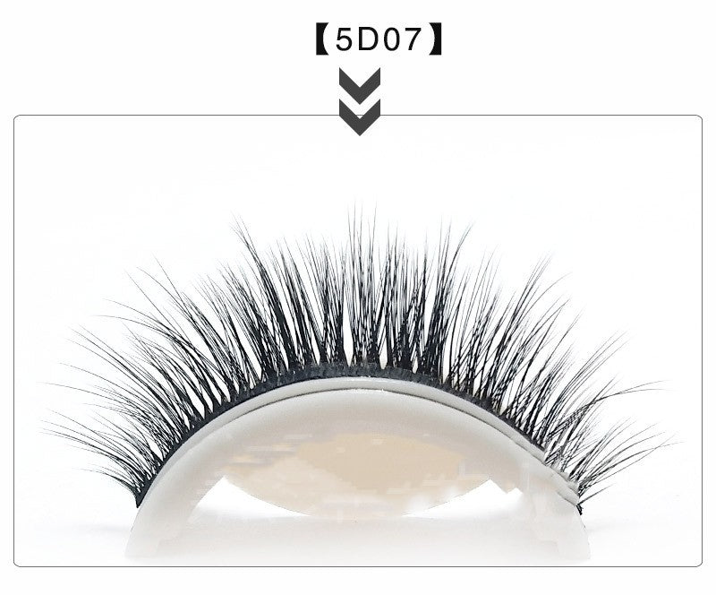 Glue-free Self-adhesive Strip 5d False Eyelashes