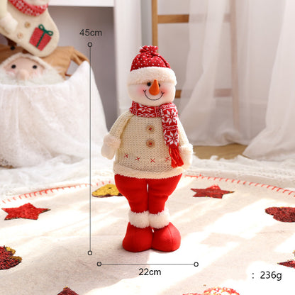 Christmas Creative Arrangement Of Retractable Dolls