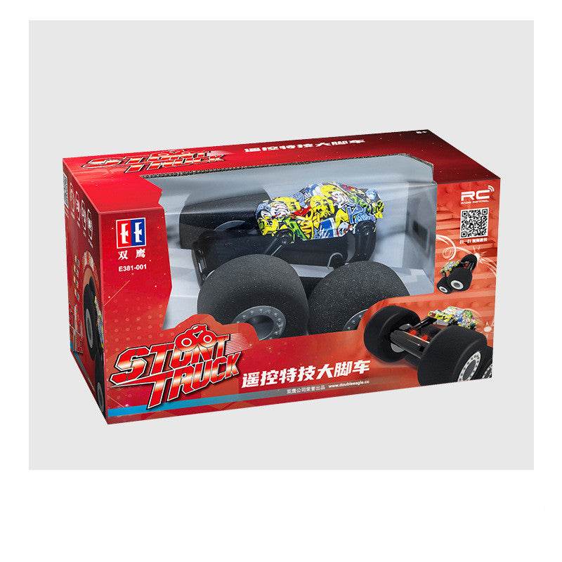Remote Control Stunt Truck Sponge Tire Kids Room Off Road Vehicle Toy - Here2Save