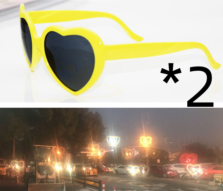 Night Lights Change Love Special Effects Glasses Sunglasses - Here2Save