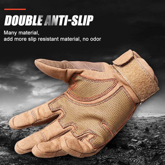 Tactical Gloves Army Military Men Gym Fitness Riding Half Finger Rubber Knuckle Protective Gear Male Tactical Gloves - Here2Save