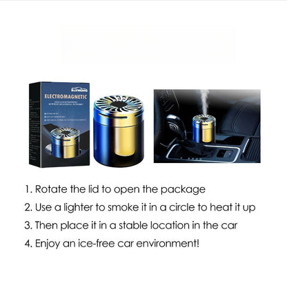 Car Microwave Molecular Deicing Instrument Car Interior Accessories Vehicle Aromatherapy Snow Removal Deicer Antifreeze Tools