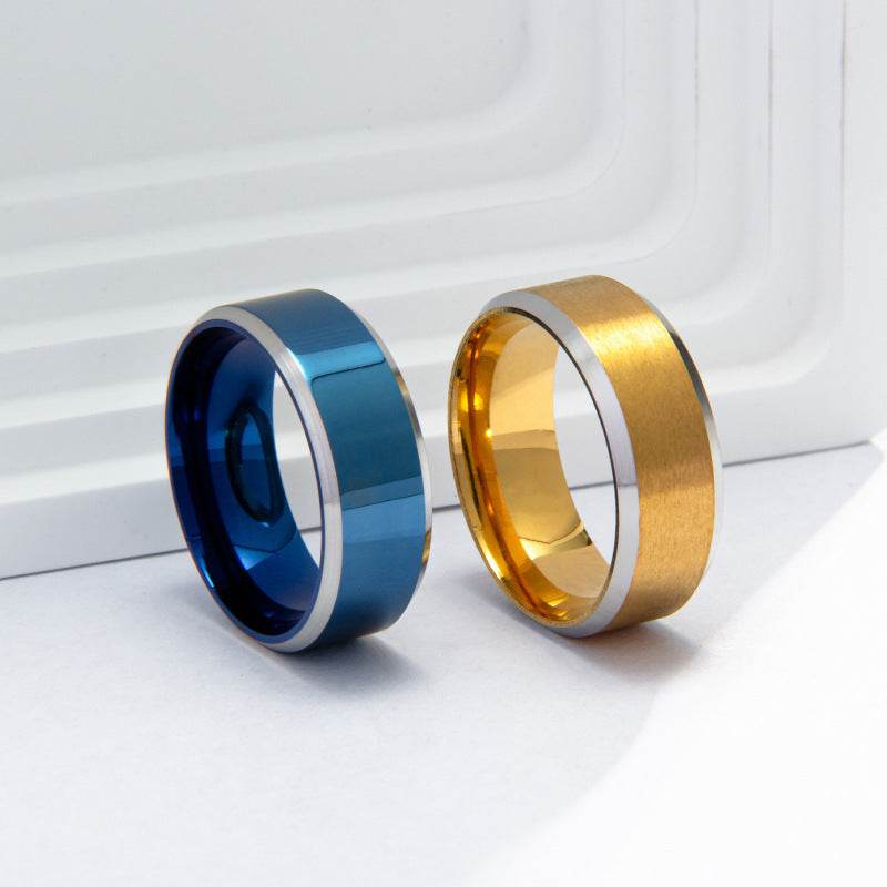 Simple Shape Men's Stainless Steel Ring - Here2Save