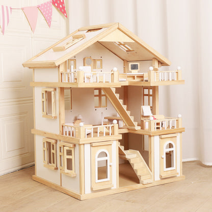 Wooden Children's Replica House Toy