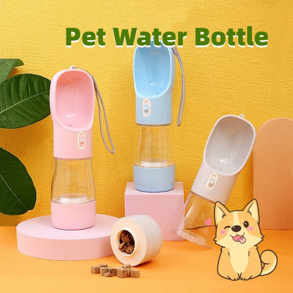 Pet Dog Water Bottle Feeder Bowl Portable Water Food Bottle Pets Outdoor Travel Drinking Dog Bowls Water Bowl For Dogs - Here2Save