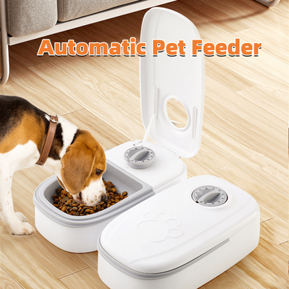 Automatic Pet Feeder Smart Food Dispenser For Cats Dogs Timer Stainless Steel Bowl Auto Dog Cat Pet Feeding Pets Supplies - Here2Save