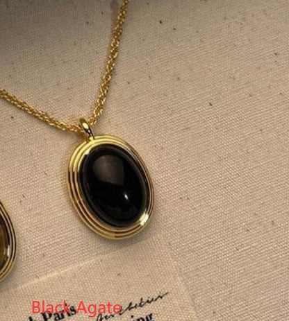 Tiger Eye Necklace Retro Minority - Here2Save
