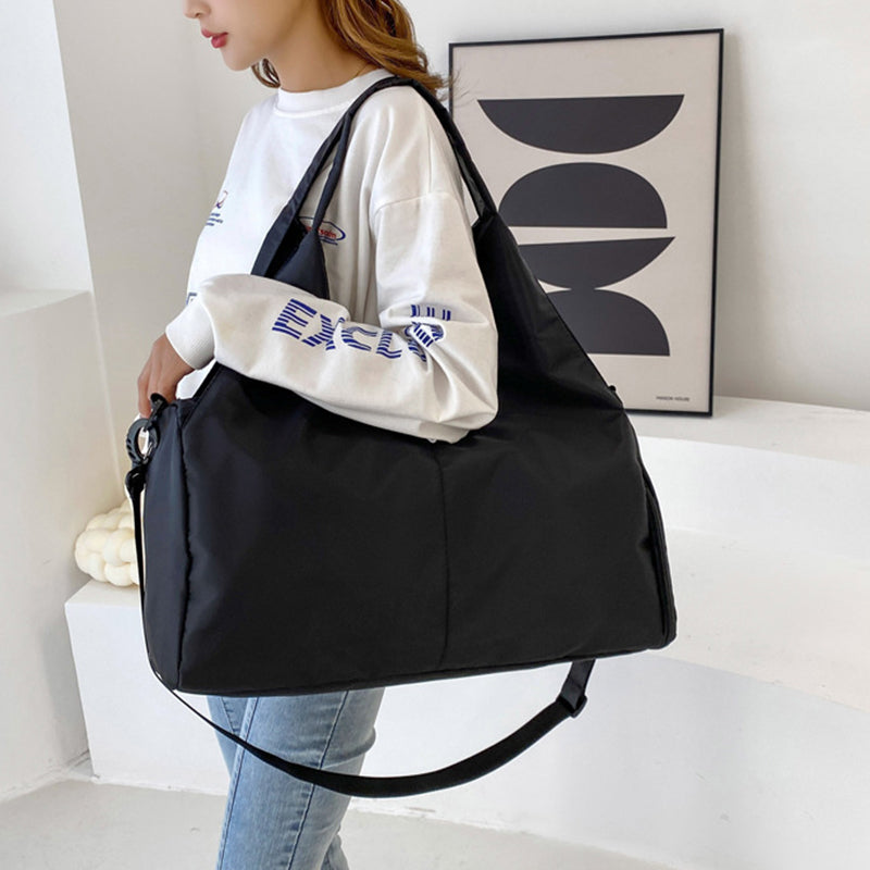 Bolsa de Yoga para mujer, bolsa de viaje para almacenamiento de gran capacidad, separación de ropa seca y húmeda, deportiva, para Fitness, puede llevar esterillas de Yoga