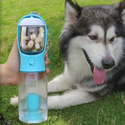 Botella de agua portátil para perros y gatos, bebedero y alimentador, dispensador de excrementos 3 en 1, botella de agua multifuncional para perros a prueba de fugas, productos para mascotas