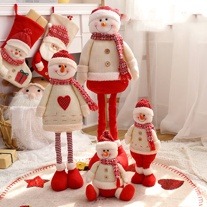 Christmas Creative Arrangement Of Retractable Dolls