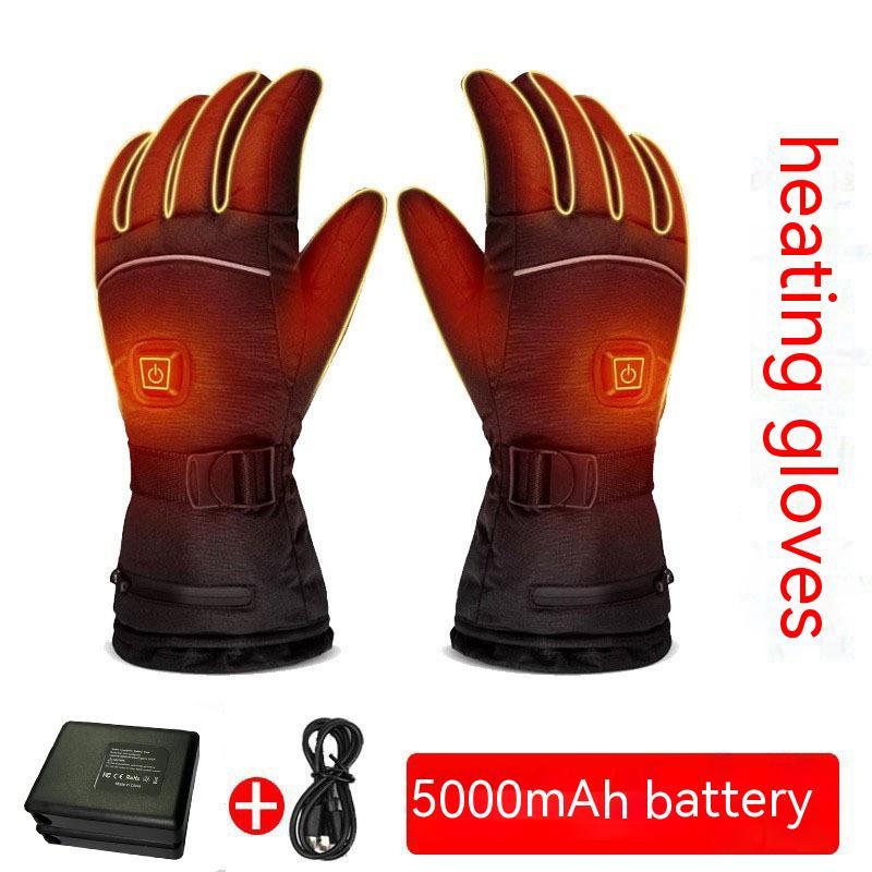 Heating Gloves Outdoor Skiing Cycling Thickening