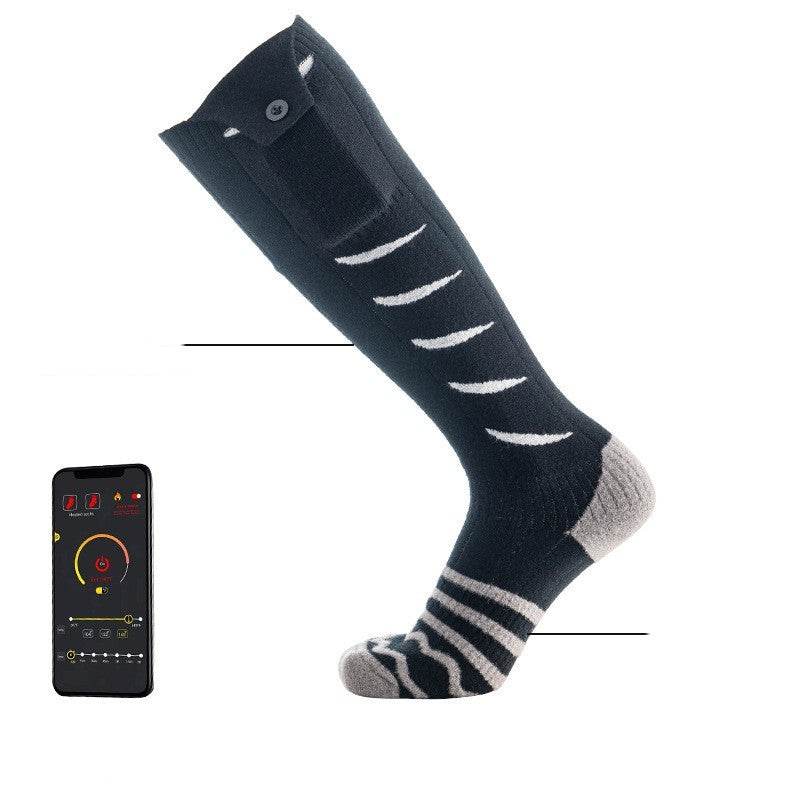 Smart APP Mobile Phone Remote Control Heating Socks - Here2Save