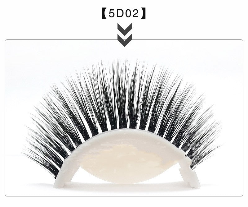 Glue-free Self-adhesive Strip 5d False Eyelashes