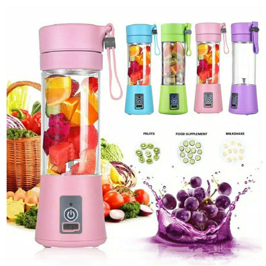 Portable Blender With USB Rechargeable Mini Kitchen Fruit Juice Mixer Home Simple Portable Electric Mini Juicer - Here2Save