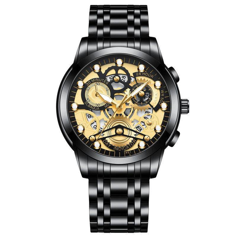 Men's Hollow Non-mechanical Business Watch - Here2Save