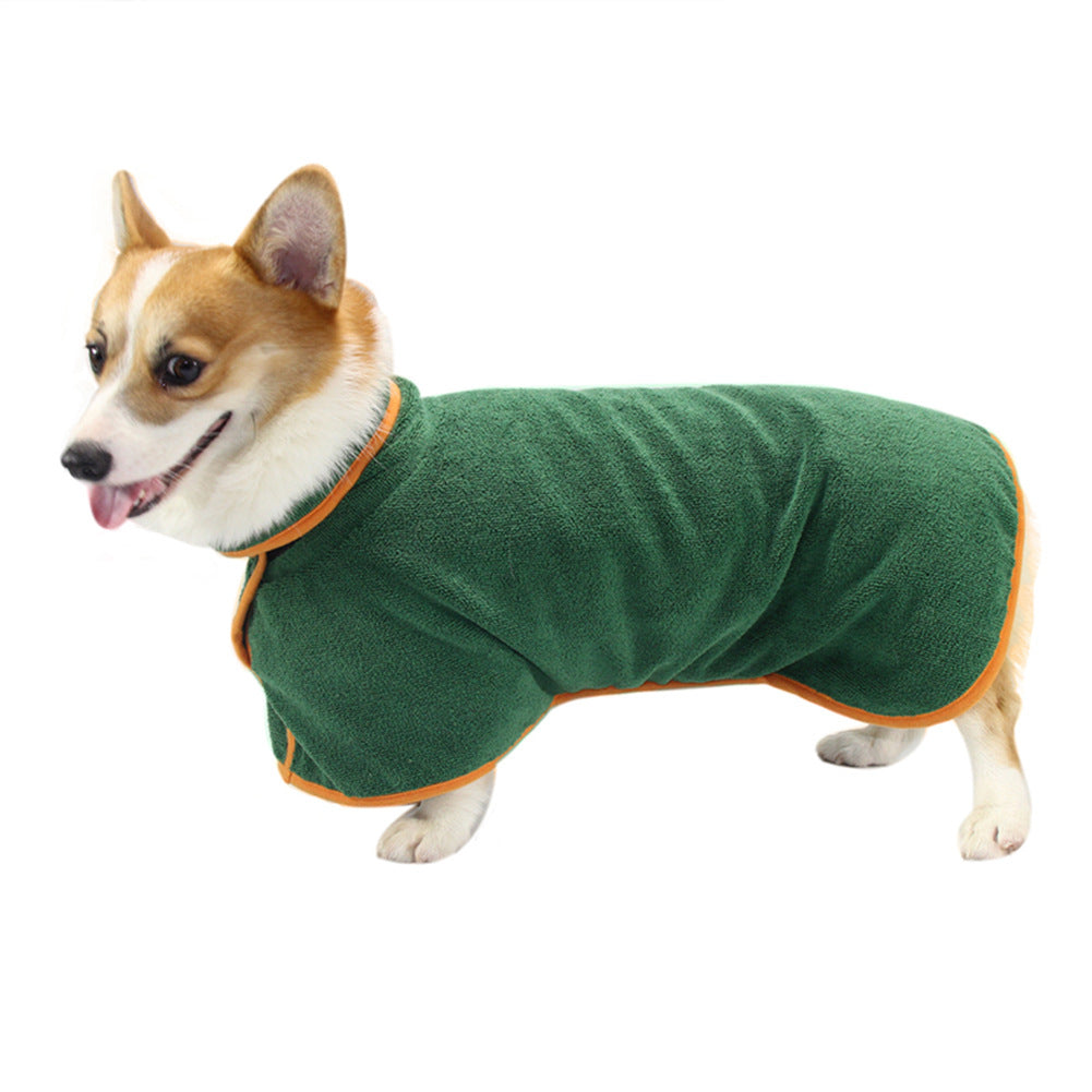 Absorbent Pet Bathrobe With Waist-wrapped Microfiber - Here2Save