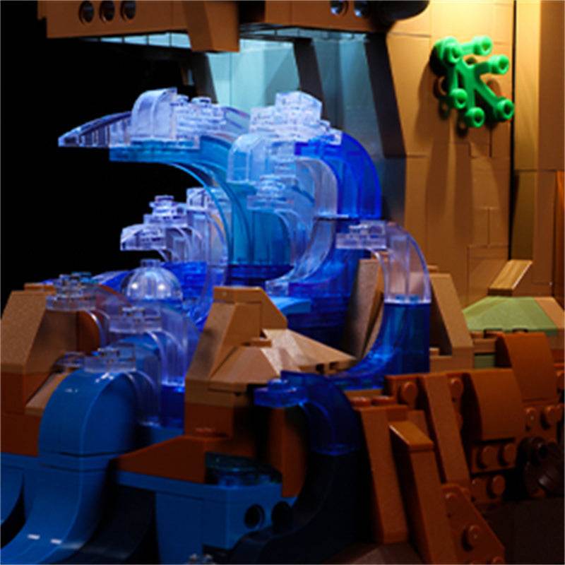 Cliff Castle Middle Ages LED Block Lighting Toys - Here2Save