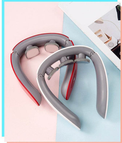 Neck Massager Head Relax Muscle Vibration Massage USB Charging Electric Therapy Cervical Relief Pain Health Care Tool - Here2Save