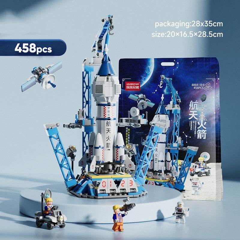 Space Rocket Model Building Block Toy - Here2Save