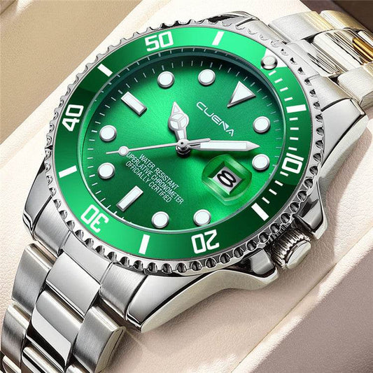 Quartz Watch Steel Band Calendar Fashion - Here2Save