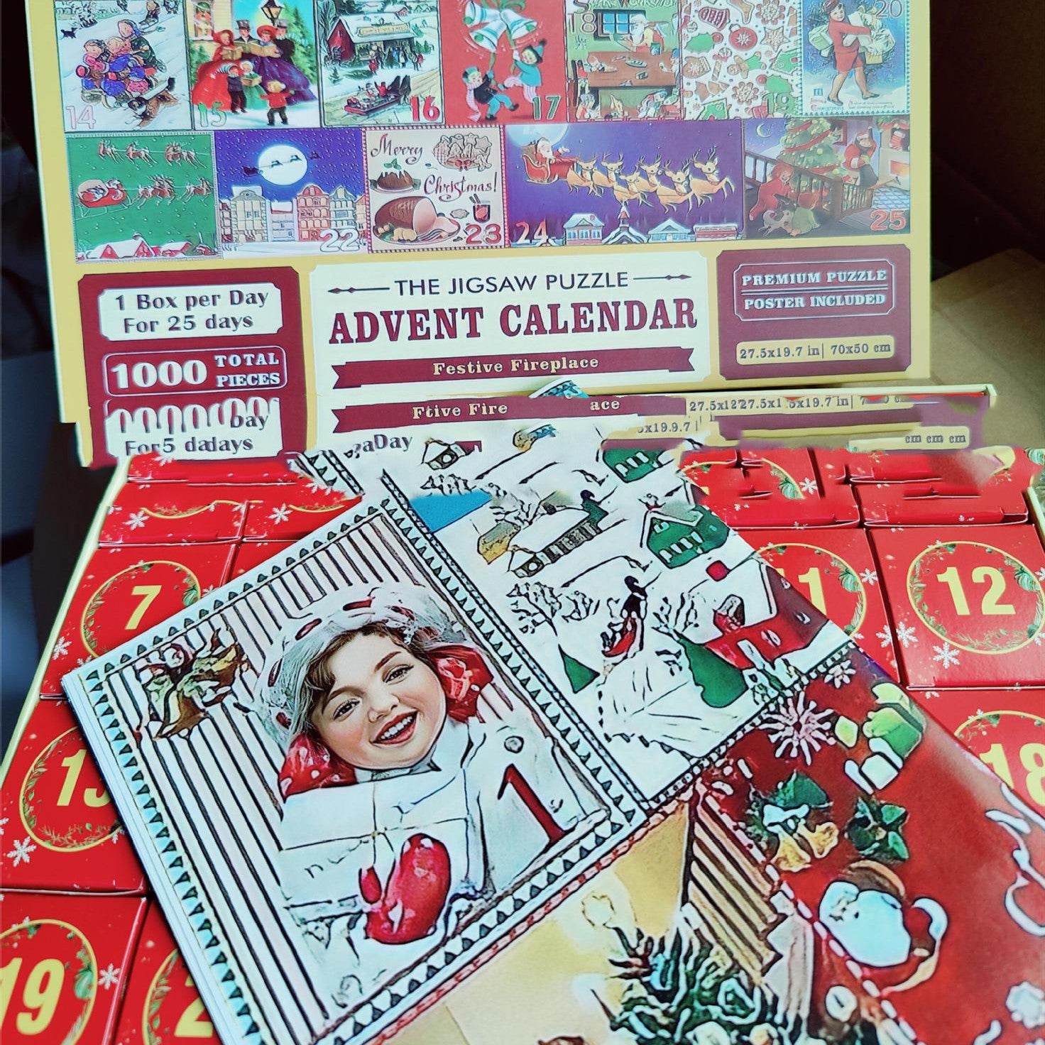 Puzzle Countdown Christmas Gift - Here2Save