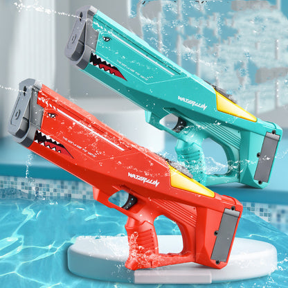 Automatic Electric Water Gun Toys Shark High Pressure Outdoor Summer Beach Toy Kids Adult Water Fight Pool Party Water Toy - Here2Save