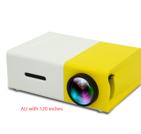 Proyector portátil 3D Hd Led cine en casa cine compatible con HDMI proyector de Audio Usb Yg300 Mini proyector