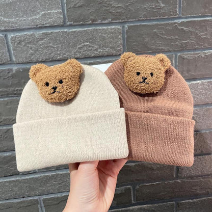 Ins Baby Wool Hat Little Bear Cute Knitted Hat