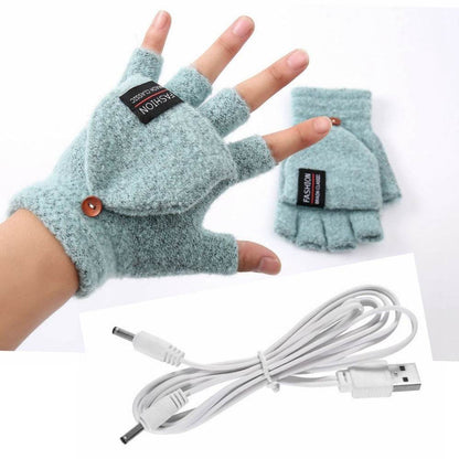 USB Double-sided Electrically Heated Gloves - Here2Save