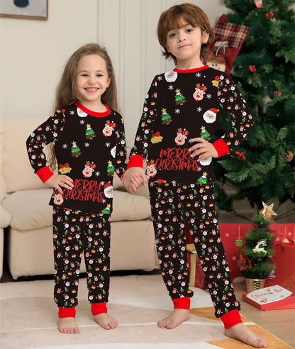 Conjunto de pijamas navideños familiares, pijamas navideños para familia, pijamas navideños, ropa de dormir navideña