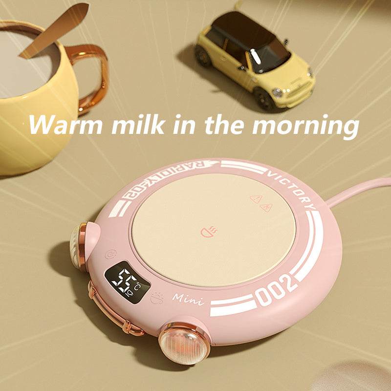 New Potable Coffee Mug Cup Warmer For Office Desk Use Home Office Smart Electric Beverage Warmer With 3 Temperature Settings - Here2Save