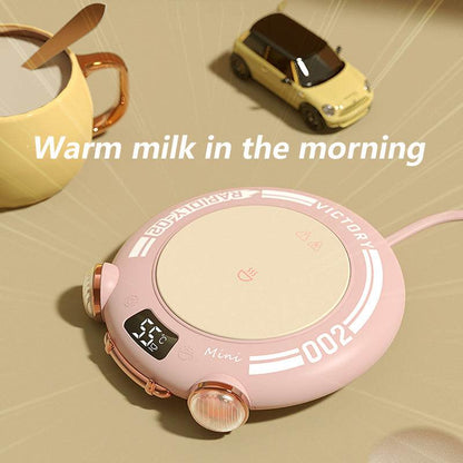 New Potable Coffee Mug Cup Warmer For Office Desk Use Home Office Smart Electric Beverage Warmer With 3 Temperature Settings - Here2Save