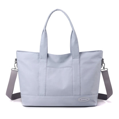 Bolso de mano de gran capacidad Nuevo Bolso de Hombro Casual estilo coreano bolsos de Color sólido de moda para mujer