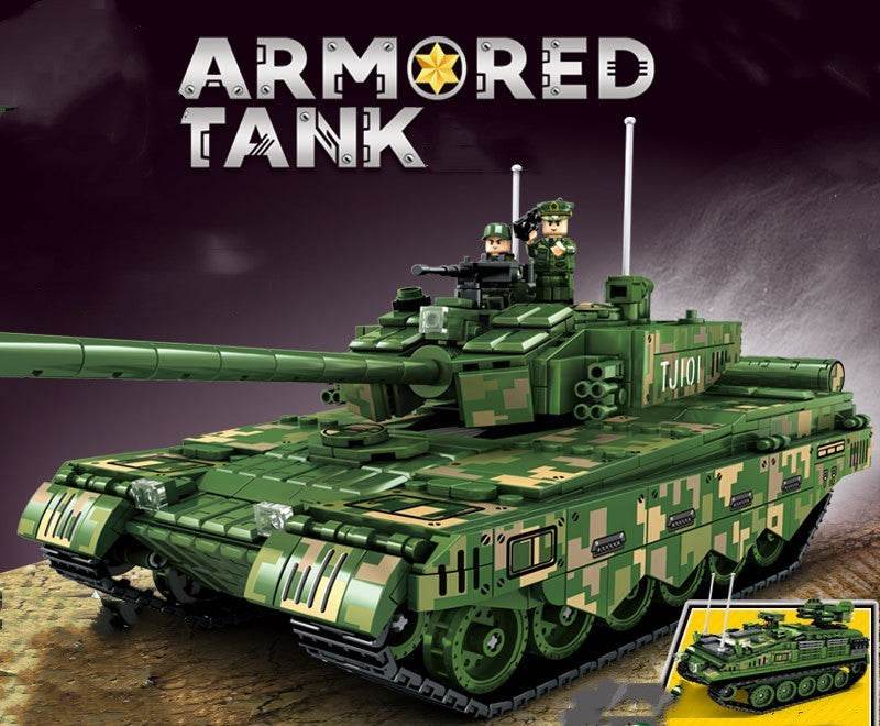 Tank Military Building Blocks WWII Eating Chicken Children Assembling Building Blocks - Here2Save