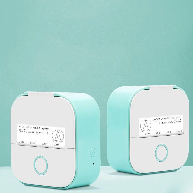 Portable Mini Thermal Label Printer Home Photo Printer Student Wrong Question Printer Bluetooth Mini Label Printer Price Tag - Here2Save