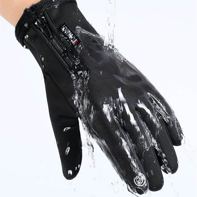 Opened-Finger Gloves Touchscreen Unisex Waterproof Windproof Warm Winter Gloves For Cycling Fishing Skiing - Here2Save